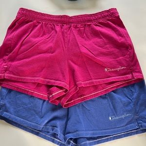 WOMENS XL CHAMPION SHORTS PREOWNED lot of 2